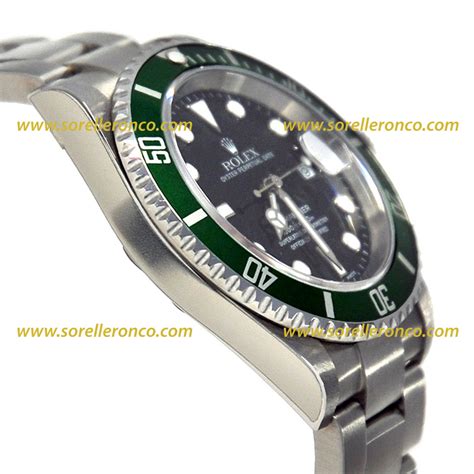 Submariner Ghiera Alluminio Verde 40mm 